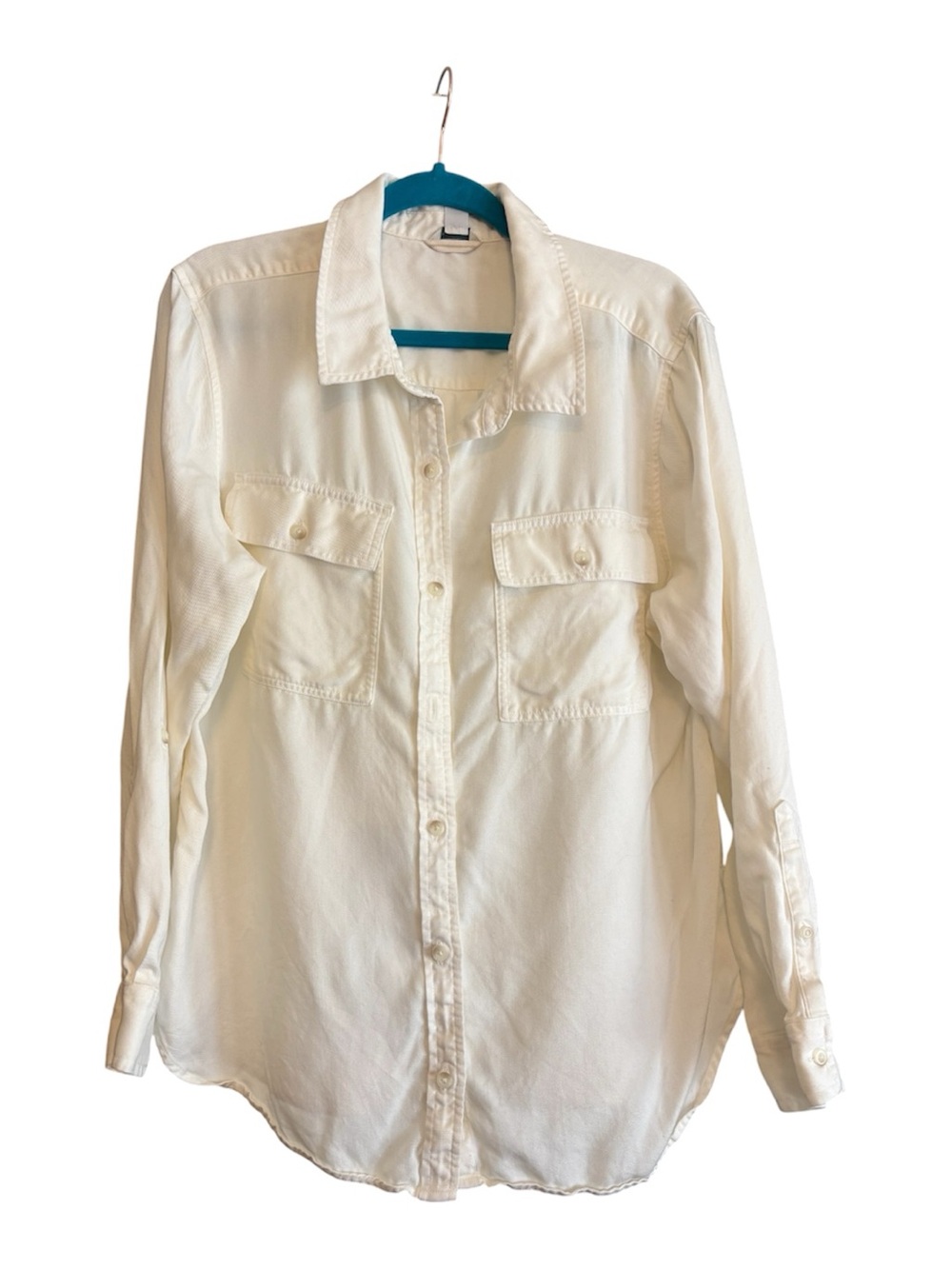 L. L. Bean long sleeve button blouse